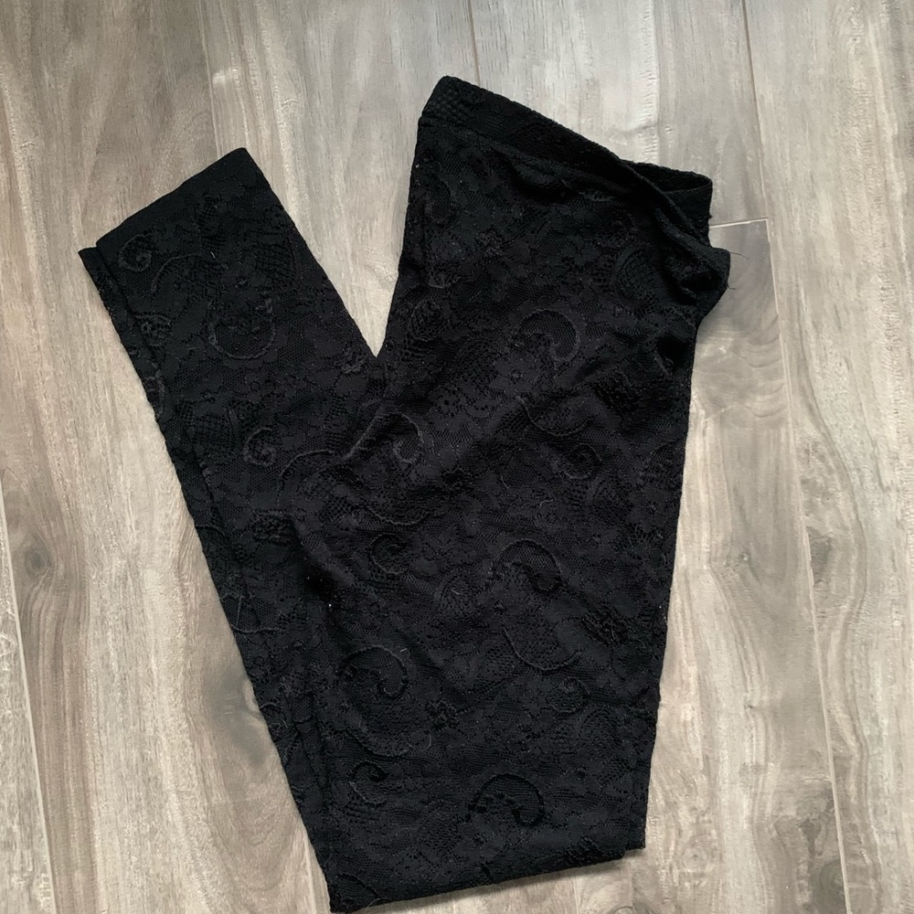 aritzia talula lace leggings